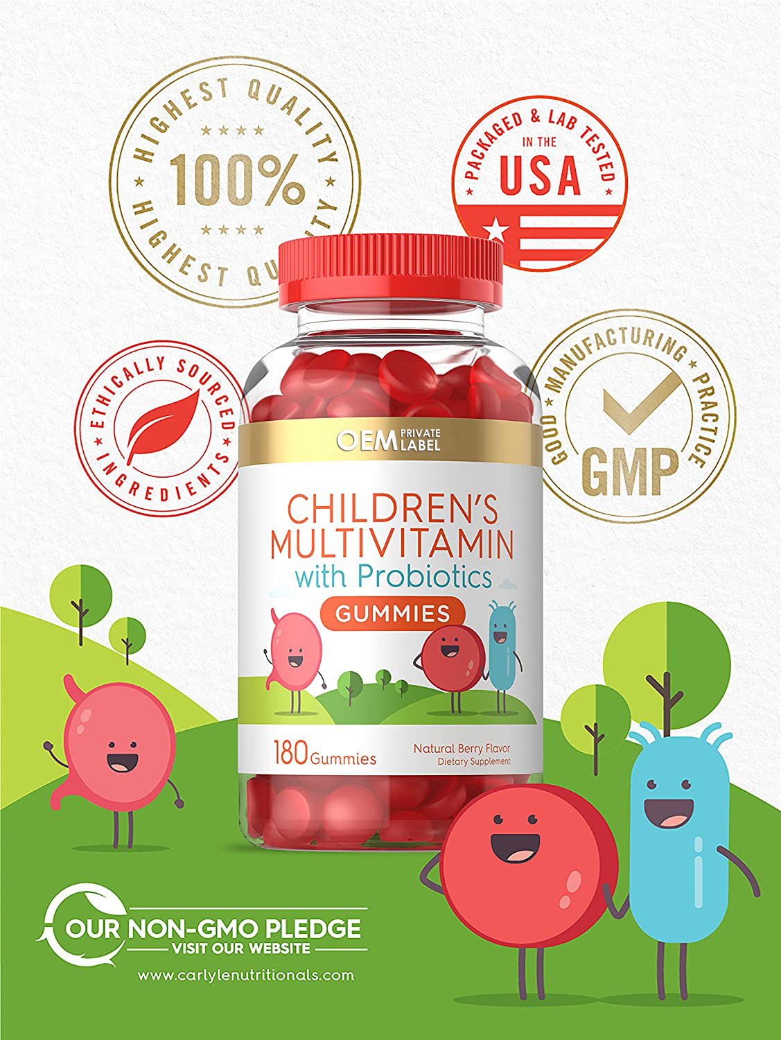现货-跨境供应childrens multivitamin gummies-儿童维生素软糖