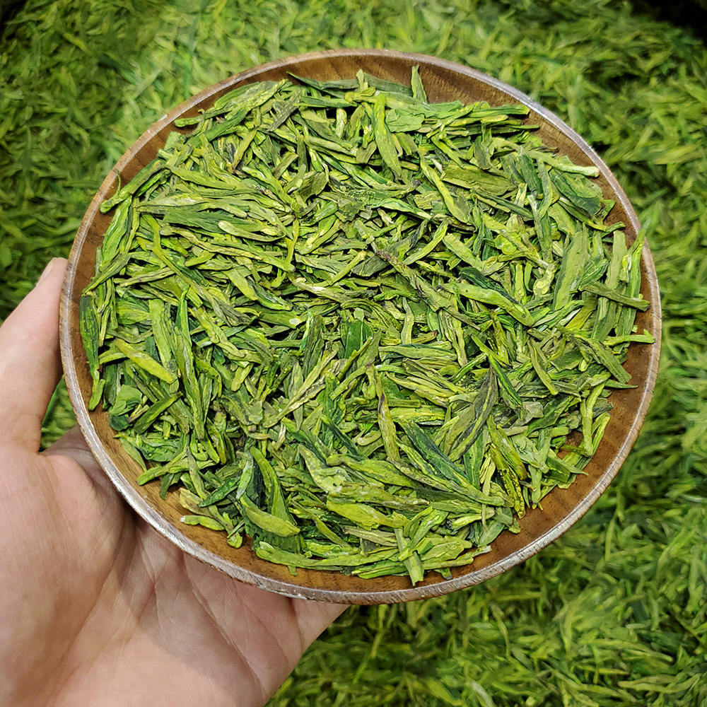 2021新茶龙井茶叶批发高山绿茶散装货源厂家直销铁罐包装送礼品袋