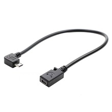 Micro USB公转Mini5P母转接线V8转T型口Micro5P转Mini USB数据线