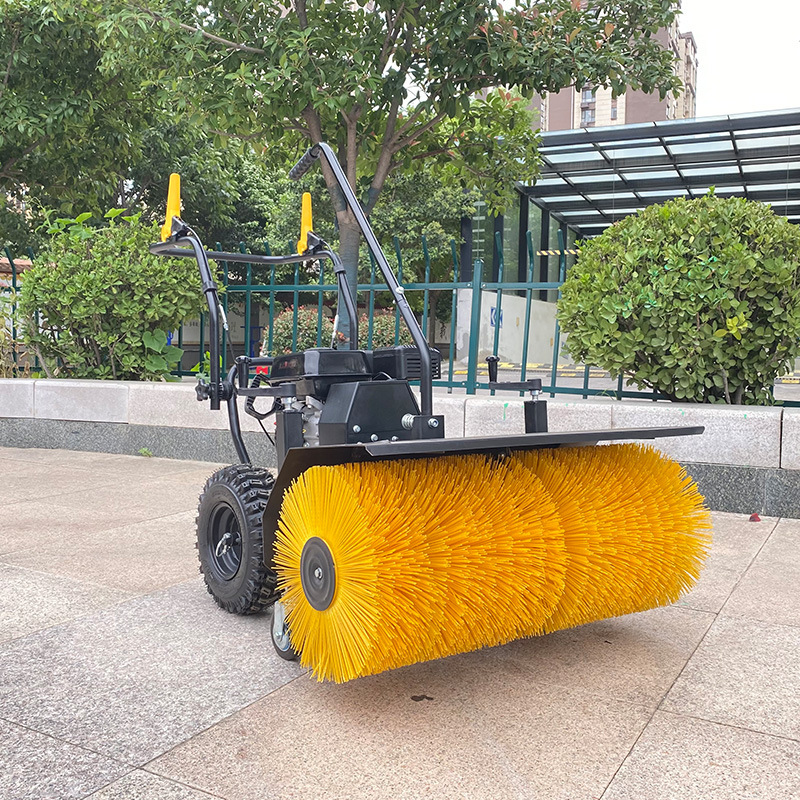 小型手推式扫雪车地面积雪除雪机 6.