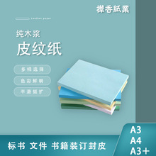 230克彩色皮纹纸A4 标书装订凹凸纹卡纸封面纸A3++ 460*297封皮纸