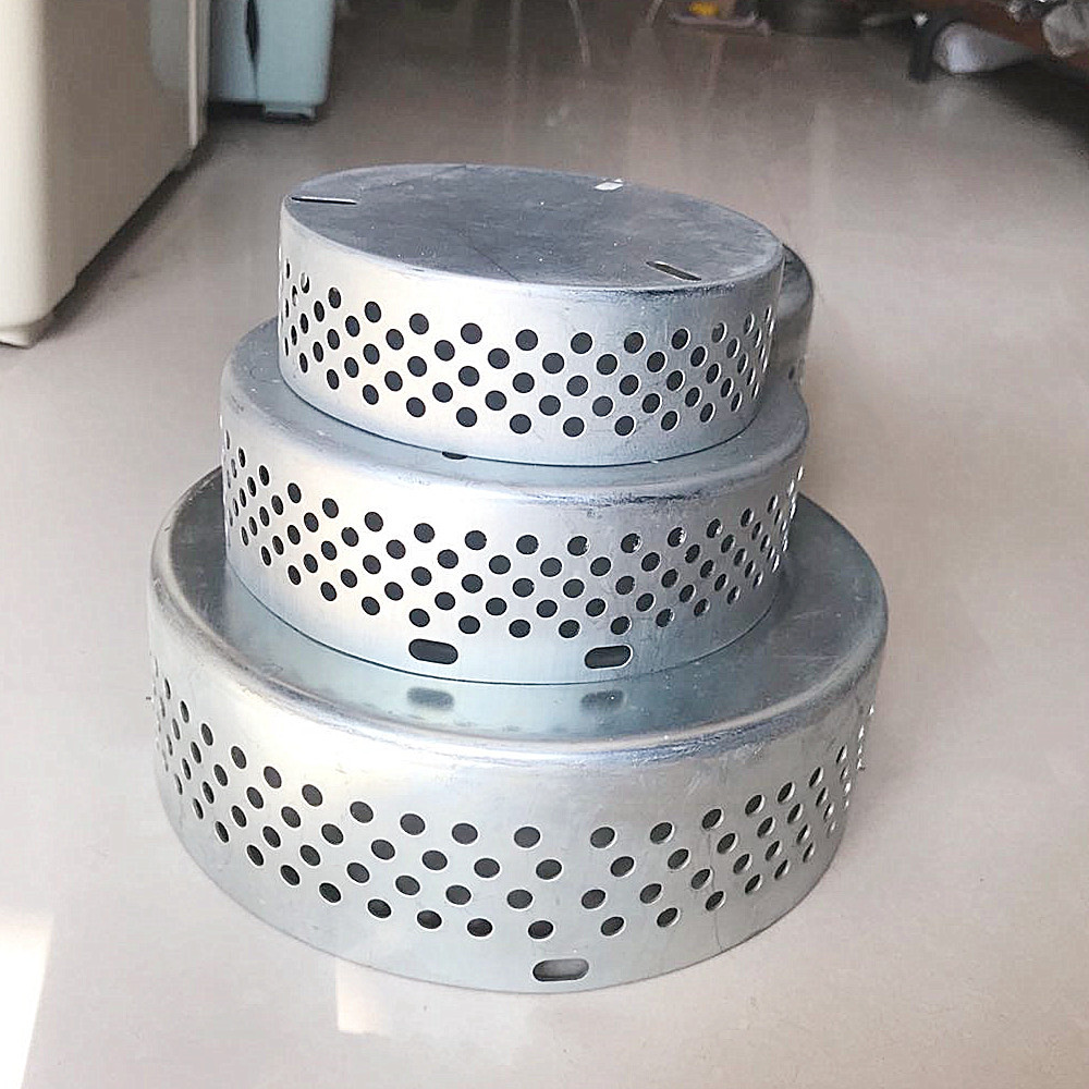潜水泵370/550w底座过滤网水泵配件金属网罩圆形过滤底网