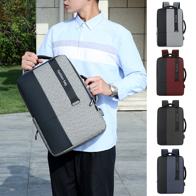 Computer Backpack Men's Backpack Large Capacity 2021 New Schoolbag Business Travel Bag Casual Business Men's Bag