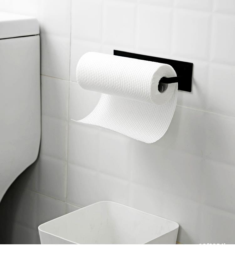 厨房纸巾架磁吸卷纸架固定纸巾挂架冰箱磁石吸附简易卷纸巾收纳架