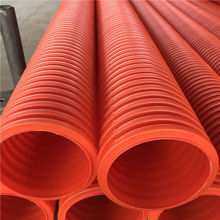 mpp双壁波纹管市政通讯工程mpp双壁矩形波纹管高压埋地电力保护管