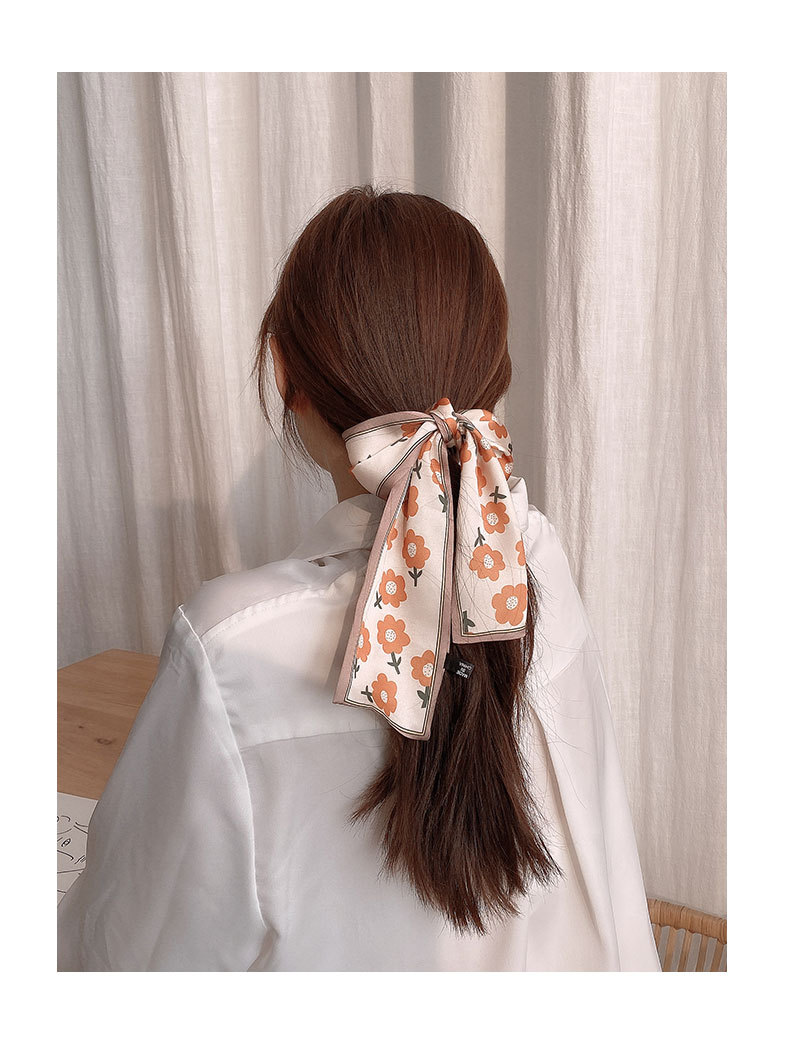 丝巾发带女绑发森系超仙蝴蝶结头饰秋冬外出仙女发饰飘带头绳发箍