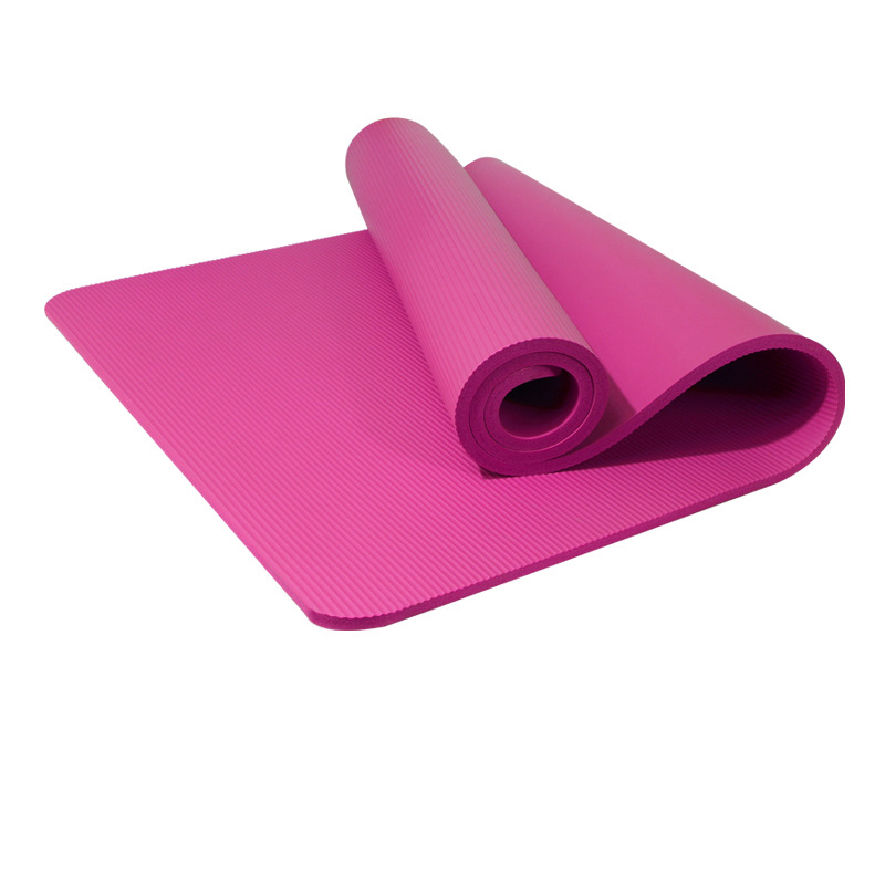 Yoga Mat Mute Shock Absorption Non-Slip Dance Mat Home Sports Fitness Skipping Rope Mat Thickened Widened Yoga Aerobics Mat