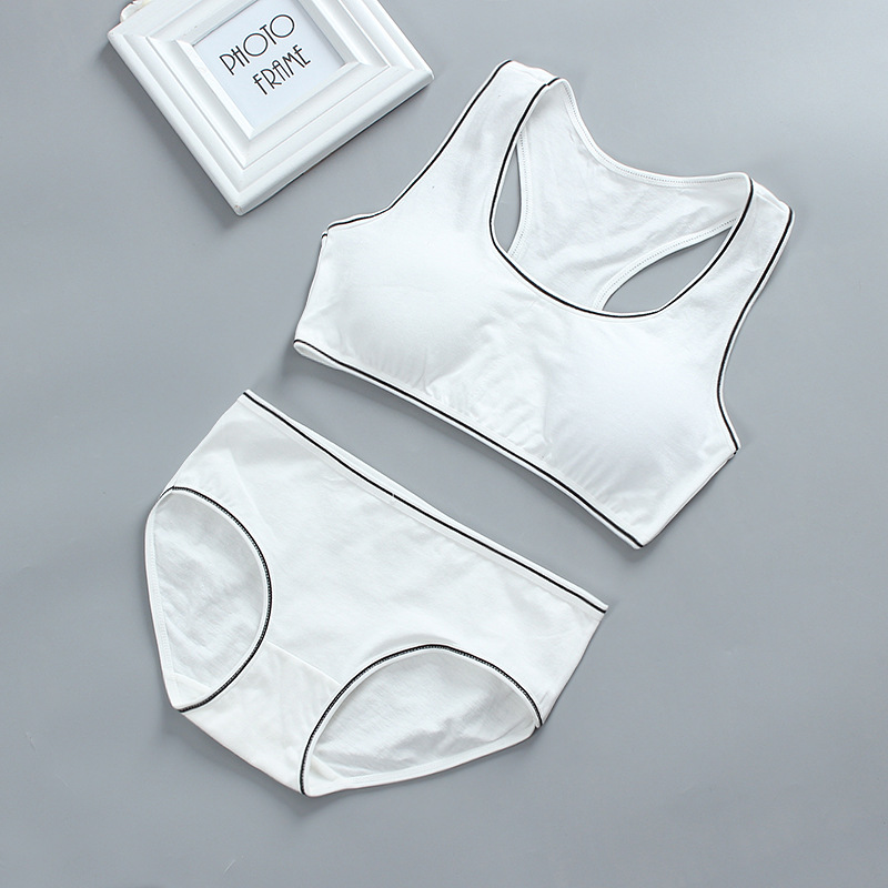 少女发育期文胸套装  学生内衣裤 儿童内衣内裤套装8到12到16岁