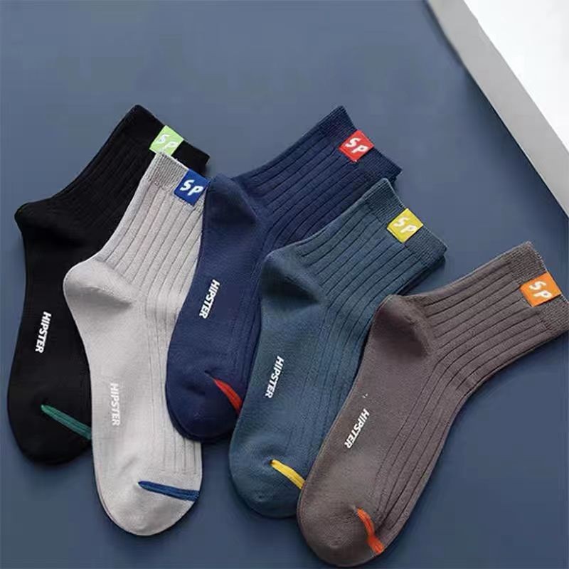 men‘s mid-calf length sock long socks stall supply autumn and winter socks athletic socks business men‘s socks wholesale
