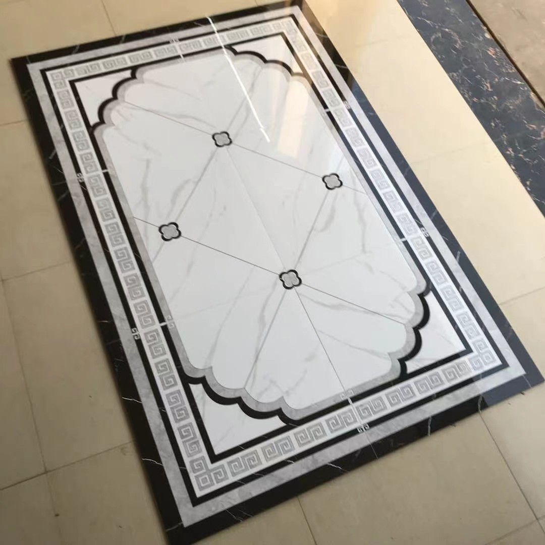 800*800北欧地拼花现代简约客厅金乐家多型号止滑地毯花拼花瓷砖