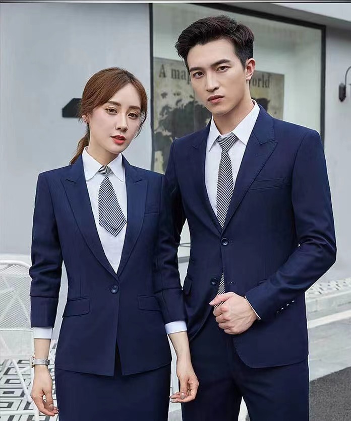 成都西服定制西装套装商务正装西服男女同款职业装酒店工作服制服