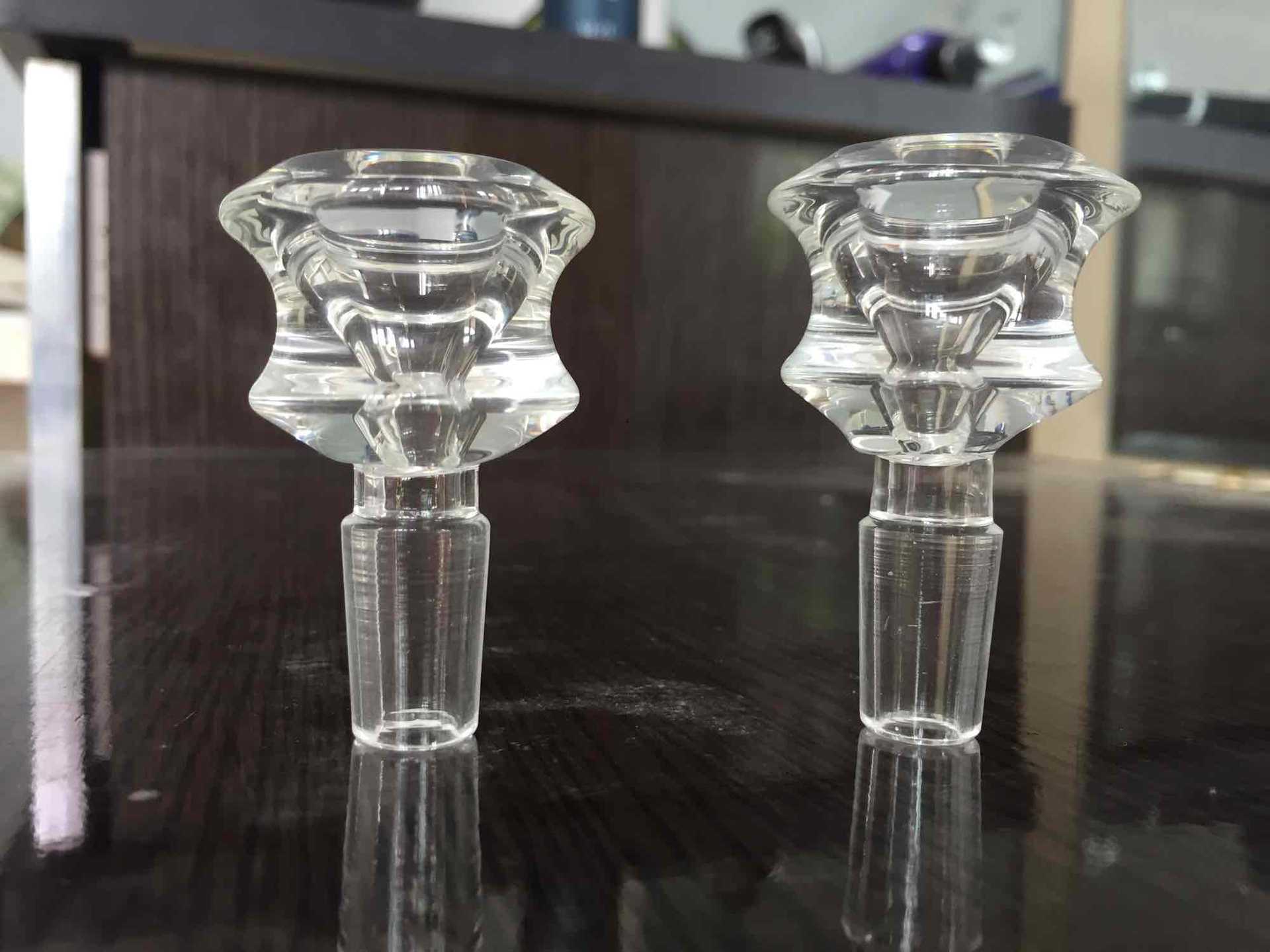 高档烟枪小斗烟斗 加厚玻璃烟斗烟壶烟斗水烟配件烧斗烧锅配件