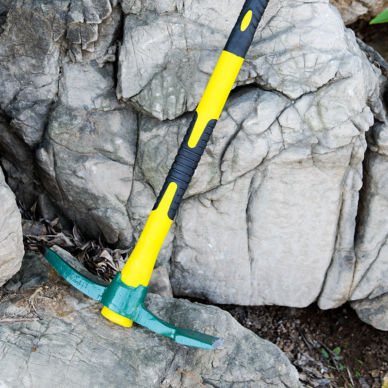 钢镐大号十字小洋镐鹤嘴小镐头锄头铁镐户外挖土纯钢五金农具镐斧