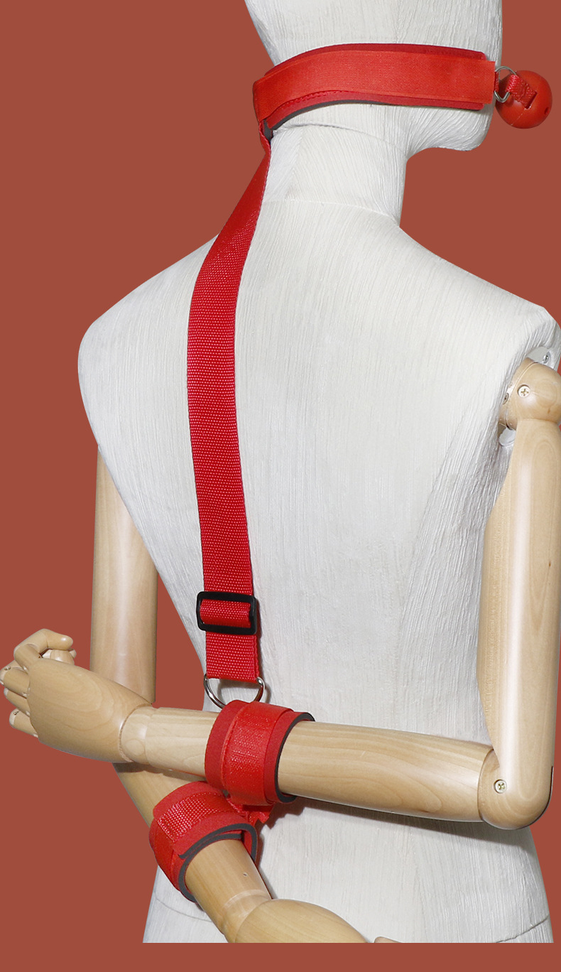 久爱口塞反背手铐sm成人情趣用品捆绑束缚夫妻情侣另类性玩具厂家