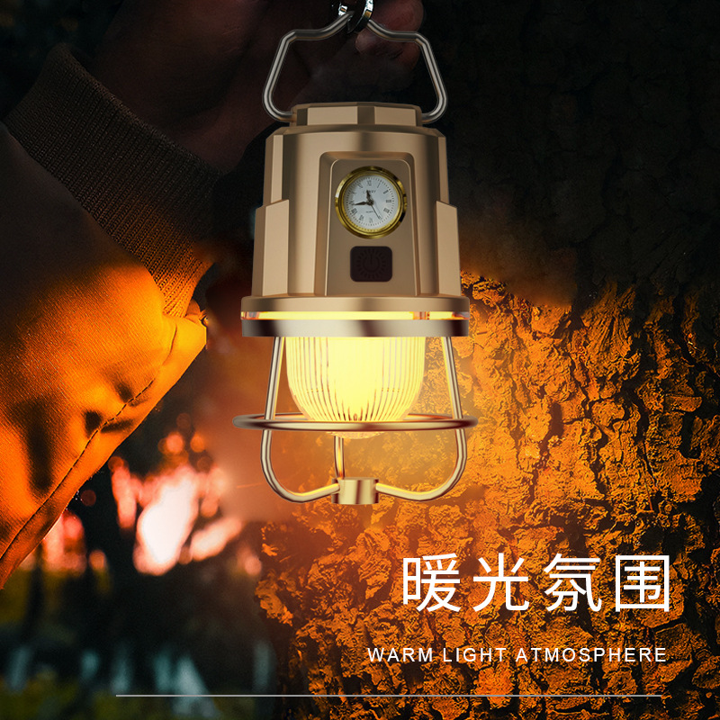 Lighthouse Camping Lantern Camping Lamp Multifunctional Camp Ambience Light Tent Light Outdoor Emergency Flashlight