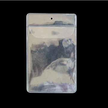 现货pvc物料卡套 仓库物料保护吊牌 透明软胶套标签袋 竖版50个装-阿