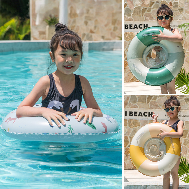 ins internet celebrity retro children‘s seat ring infant baby swimming ring water swimming ring thickened sponge underpants loop