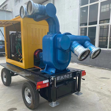 中铠厂家防汛排污移动泵 城市内涝应急排水泵车 移动防汛泵车