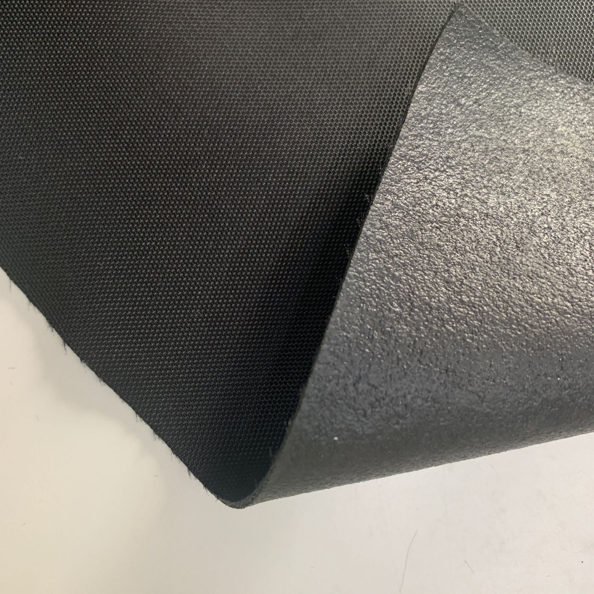 尼龙布500d橡胶发泡水松面料休闲箱包牛津布烂底发泡工厂直销现货