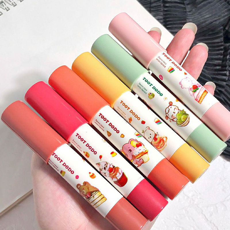 Toot Dodo Forest Story Series Crayon Lipstick Moisturizing and Nourishing Easy to Color Affordable Student Lipstick Pen