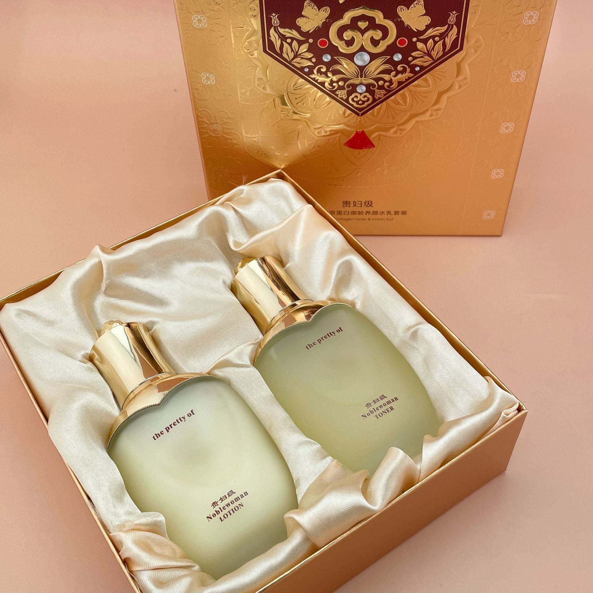 韩国天后贵妇丹保湿护肤套装水乳补水保湿淡纹套装批发-阿里巴巴