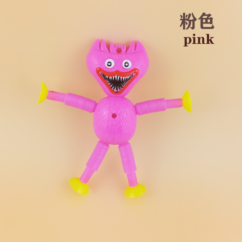 Cross-Border Luminous Extension Tube Bobbi Doll Extension Tube Poppy Playtime Doll Sausage Monster Pressure Reduction Toy