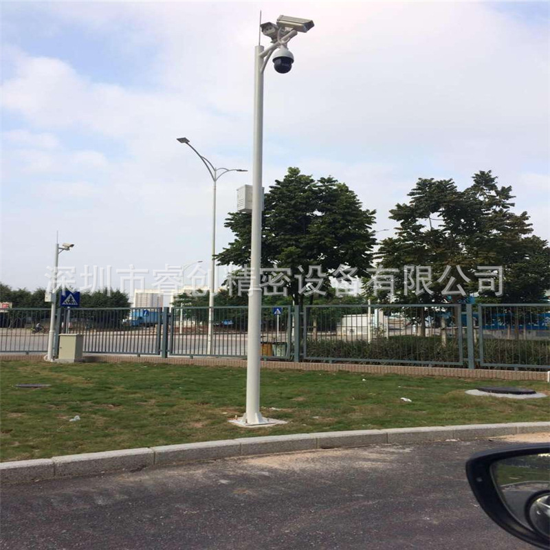 监控立杆道路监控立杆摄像机立杆不锈钢立杆3米4米3.5米 深圳现货