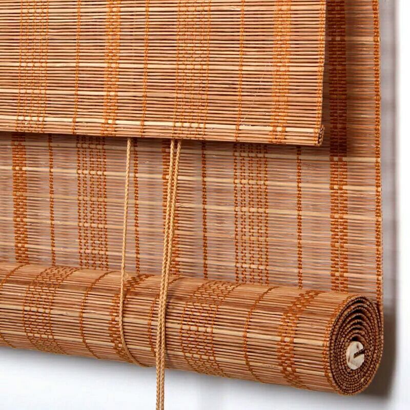 厂家竹窗帘竹帘子卷帘屏风遮光移门升阳光房宾馆茶室酒店