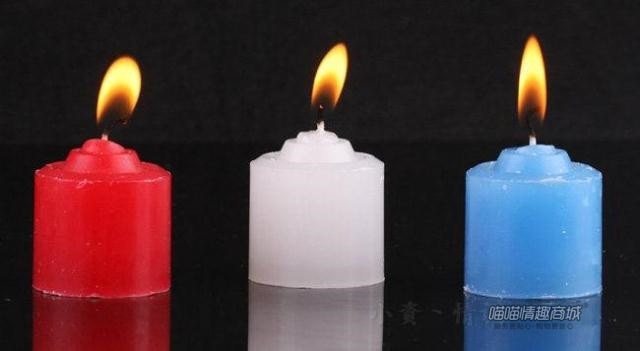帝臣情趣蜡烛3支装低温 激情滴蜡另类玩具游戏性用品~短蜡烛