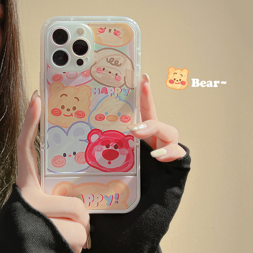 Animal Graffiti Avatar for Huawei Nova10 Pro Phone Case Mate30 Cute P50pro Folding Bracket