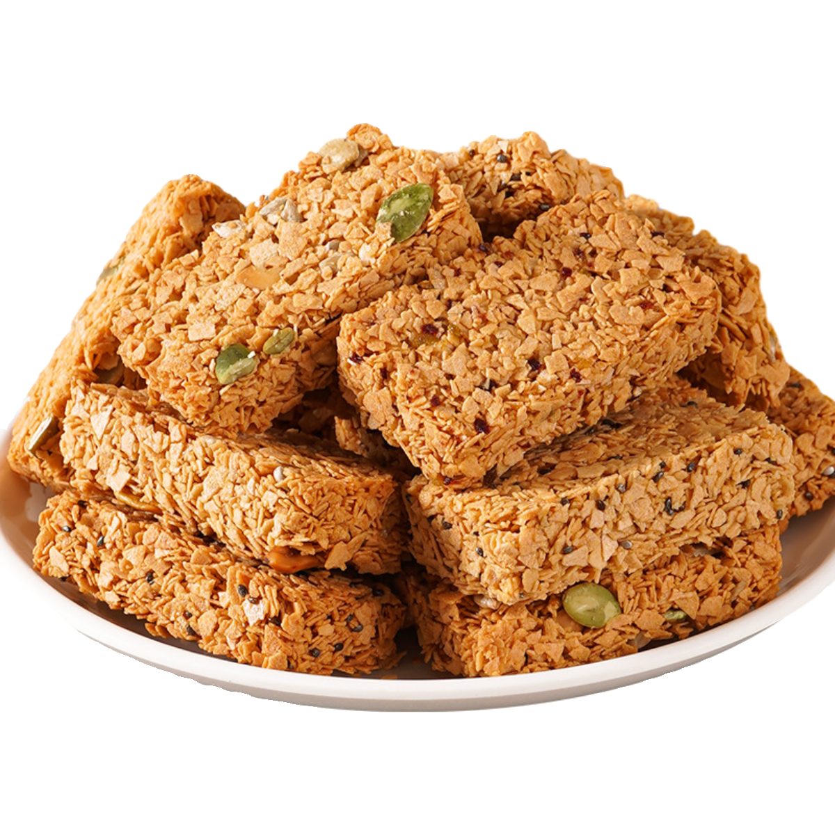 燕麦谷物棒压缩饼干蛋白棒代餐能量谷物饼干单独小包装饱腹食品