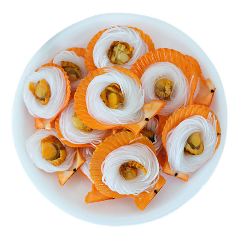 冷冻粉丝大扇贝新鲜元贝蒜蓉半壳黄金贝烧烤食材商用批发200粒/件