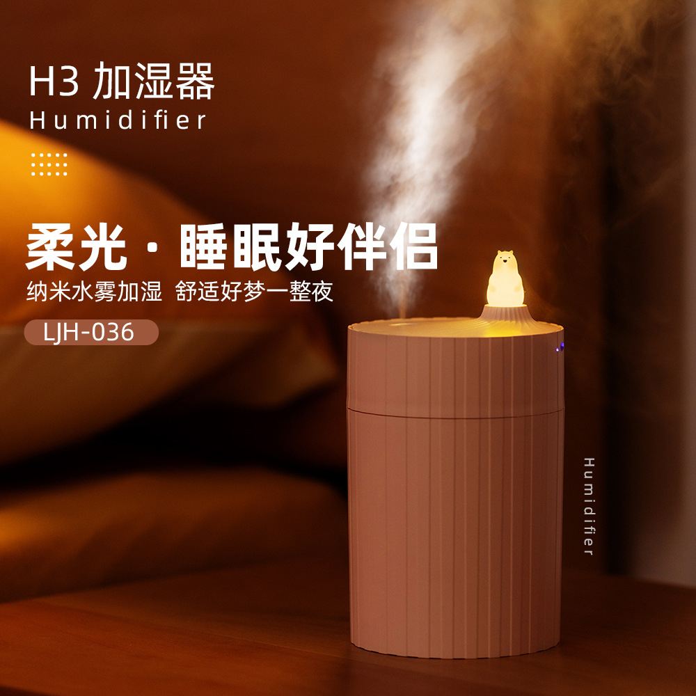 Creative New Atmosphere Night Light Humidifier Home Large Capacity Humidifier USB Air Humidifier