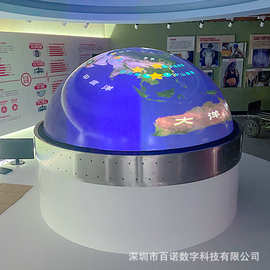 多媒体高清内投（背投）球幕互动系统  互动球幕投影  触摸互动
