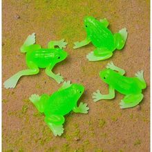 跨境 仿真透明浮水蛙 软胶TPR3厘米小青蛙创意儿童早教用品玩具批