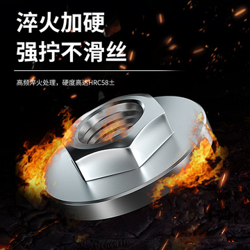 100型角磨机压板六角压板紧固螺母上压板下压板通用型磨光机配件