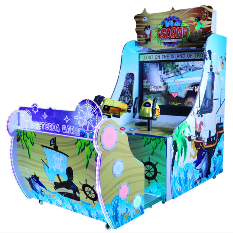 工厂直售全新款丛林探险去动漫城室内双人射击游戏机双枪游艺设备