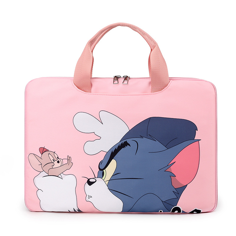 Cartoon Printed Laptop Bag Female Cute 15.6-Inch Huawei MacBook Apple Notebook 13-Inch Huawei