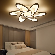 现代简约个性LED客厅灯具大气花形艺术创意温馨浪漫卧室吸顶灯