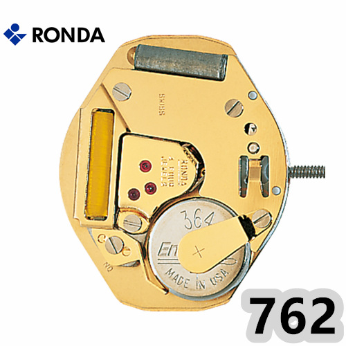 瑞士原装朗达ronda石英机芯762-h2h3机芯白金两针机芯手表机芯