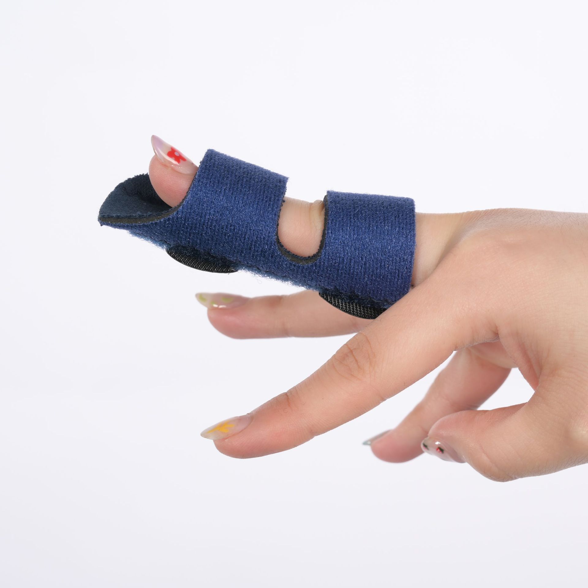 手指固定套肌腱断裂康复器关节脱位伸直护具拇指扭伤骨折保护套