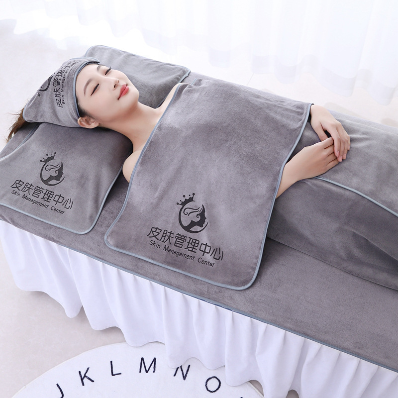 Beauty Salon Single-Service Towels Set Towels Bed Towel Skin Management Towels Set Free Logo