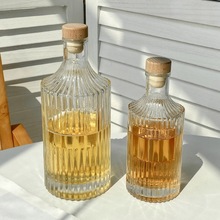 密封玻璃自酿果酒瓶白酒威士忌青梅杨梅葡萄酒瓶玻璃分装空酒瓶子