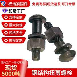 厂家现货钢结构扭剪螺栓10.9级大六角螺栓钢结构连接副钢结构螺栓