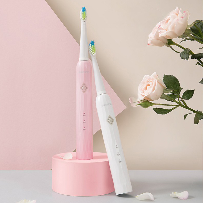 舒客电动牙刷软毛成人充电式声波超全自动男女学生党情侣n1套装