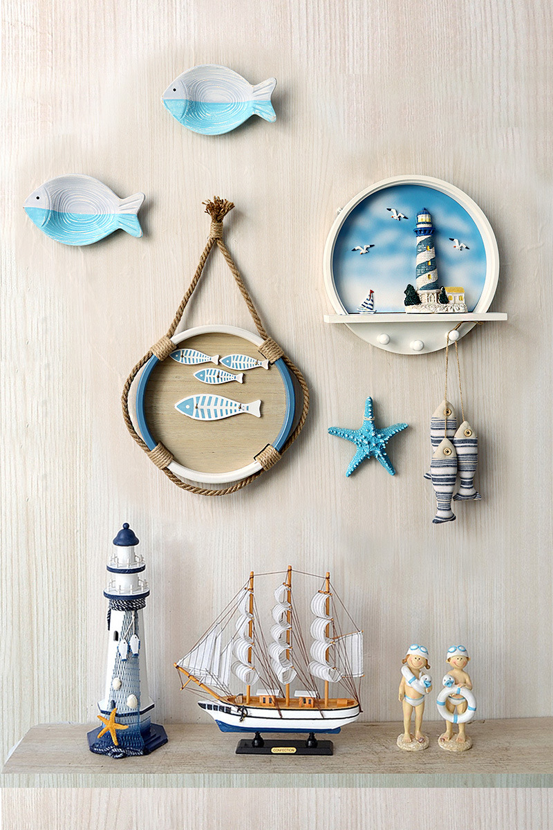 幼儿园海洋风吊饰游泳馆区域洗澡男孩背景墙面家居挂饰挂件医院