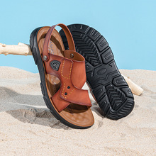 男士凉鞋2024新款夏季软底防滑韩版沙滩鞋大码休闲两用外穿凉拖鞋