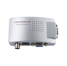 VGA转BNC转换器 VGA TO BNC高清适配器 S-Video Converter