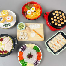 饺子板冰箱贴长沙重庆真食物立体地方特色美食磁贴个性冰箱装饰贴