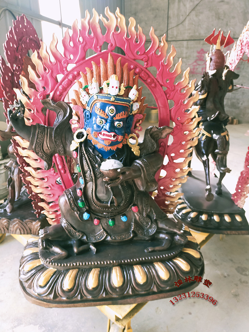 二臂玛哈嘎拉 黑袍护法h100b120j8000  (2).